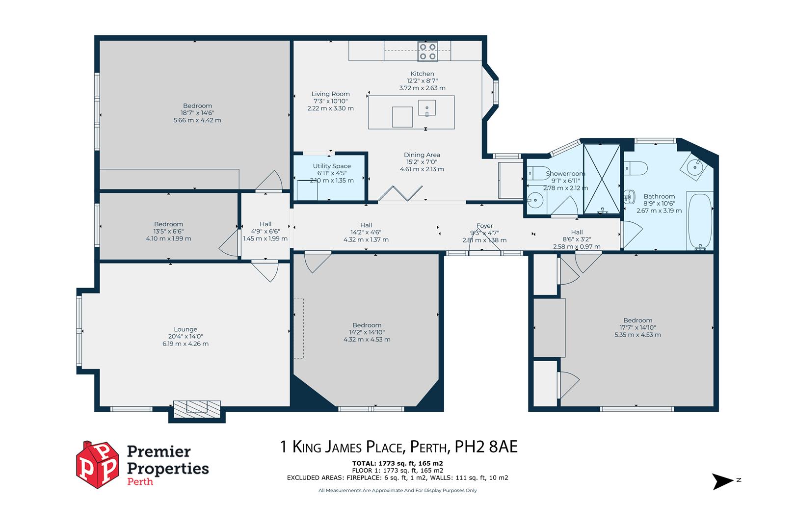 1, King James Place, Perth floorplan