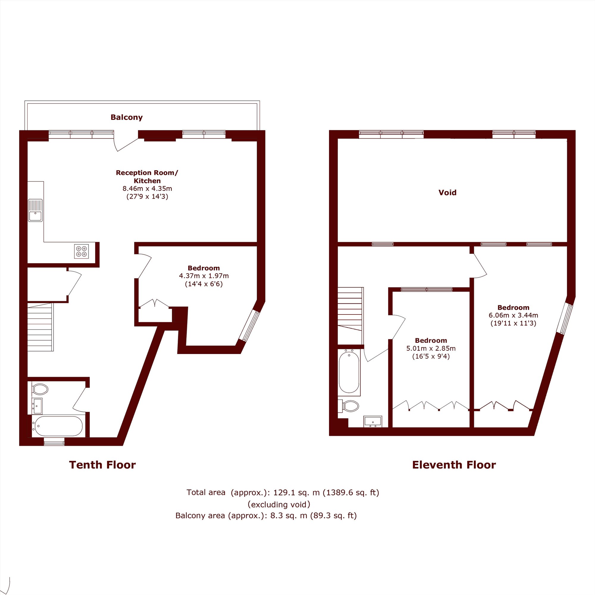 The Vista Building, London floorplan