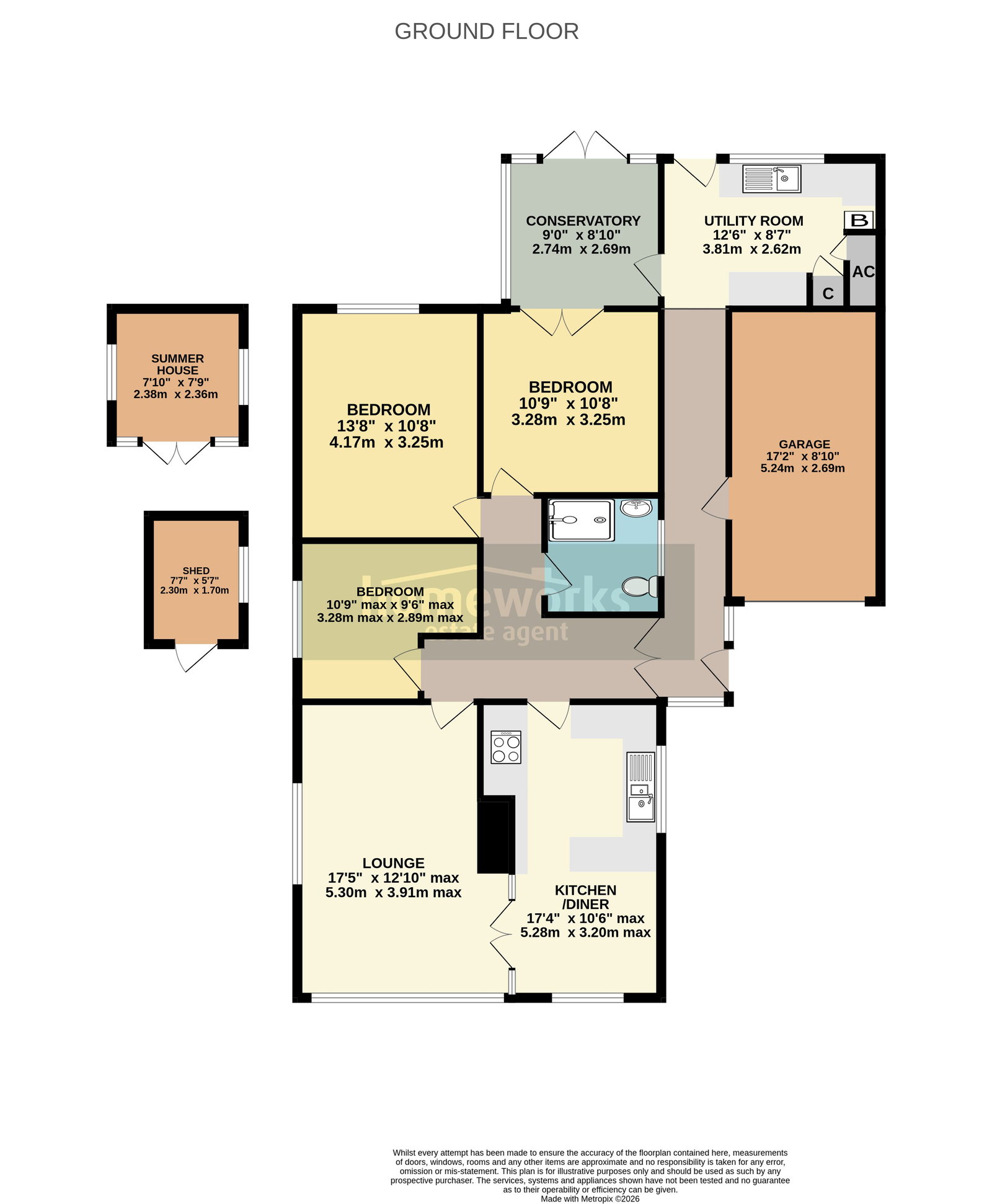 6, Cedar Rise, Mattishall floorplan