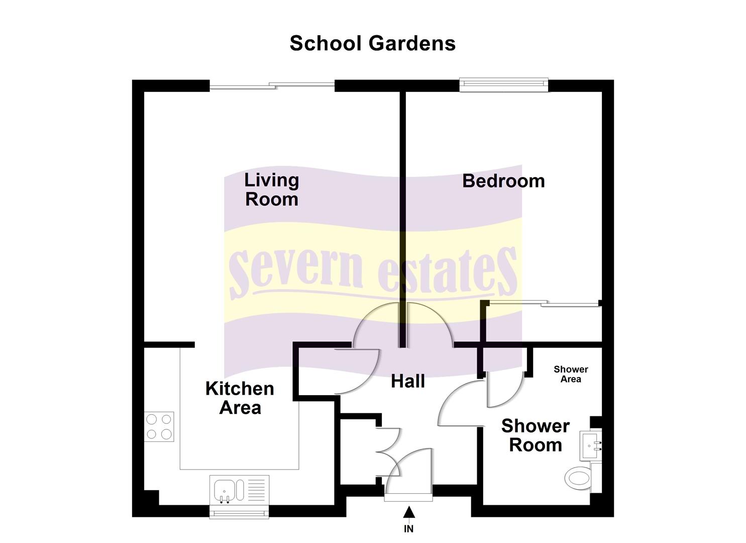 Flat 10, School Gardens, Vernon Road, Stourport-On-Severn floorplan