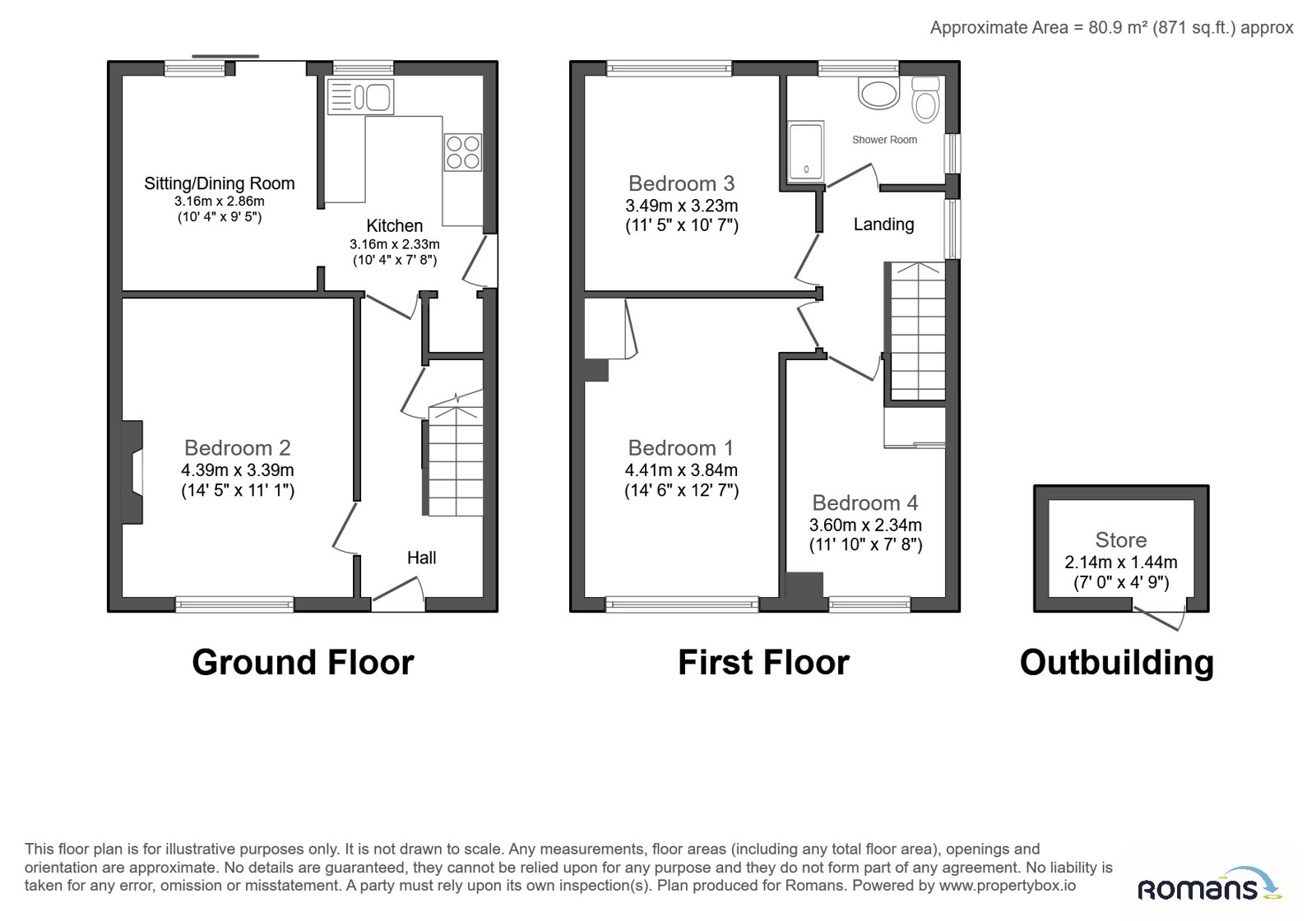 Winchester, Winchester floorplan