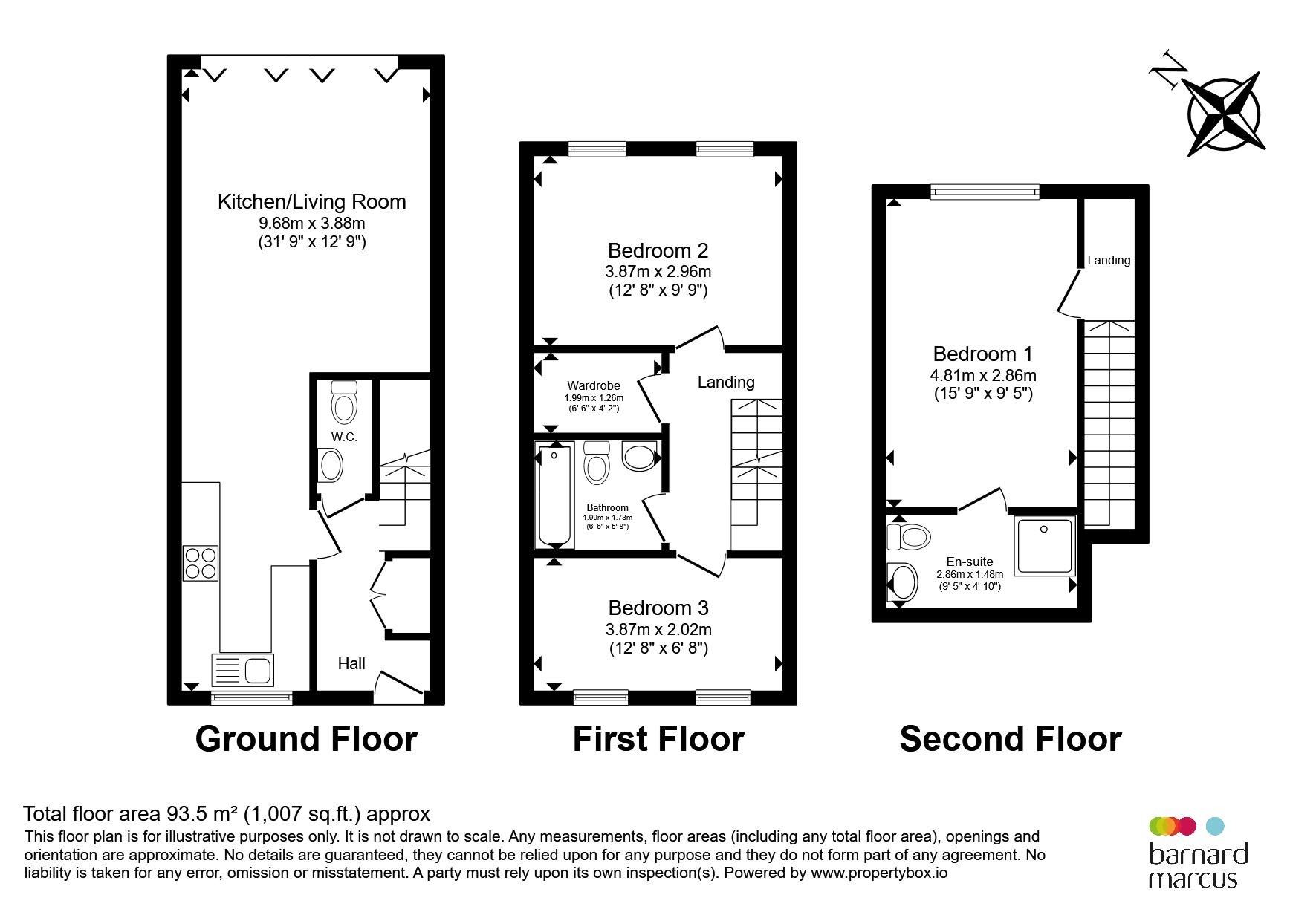 3a, Kingswood Way, South Croydon floorplan