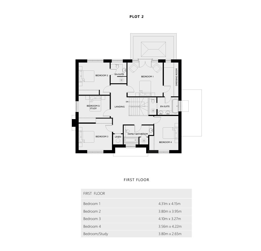 2 Truman Place, Critchmere Hill, Haslemere floorplan