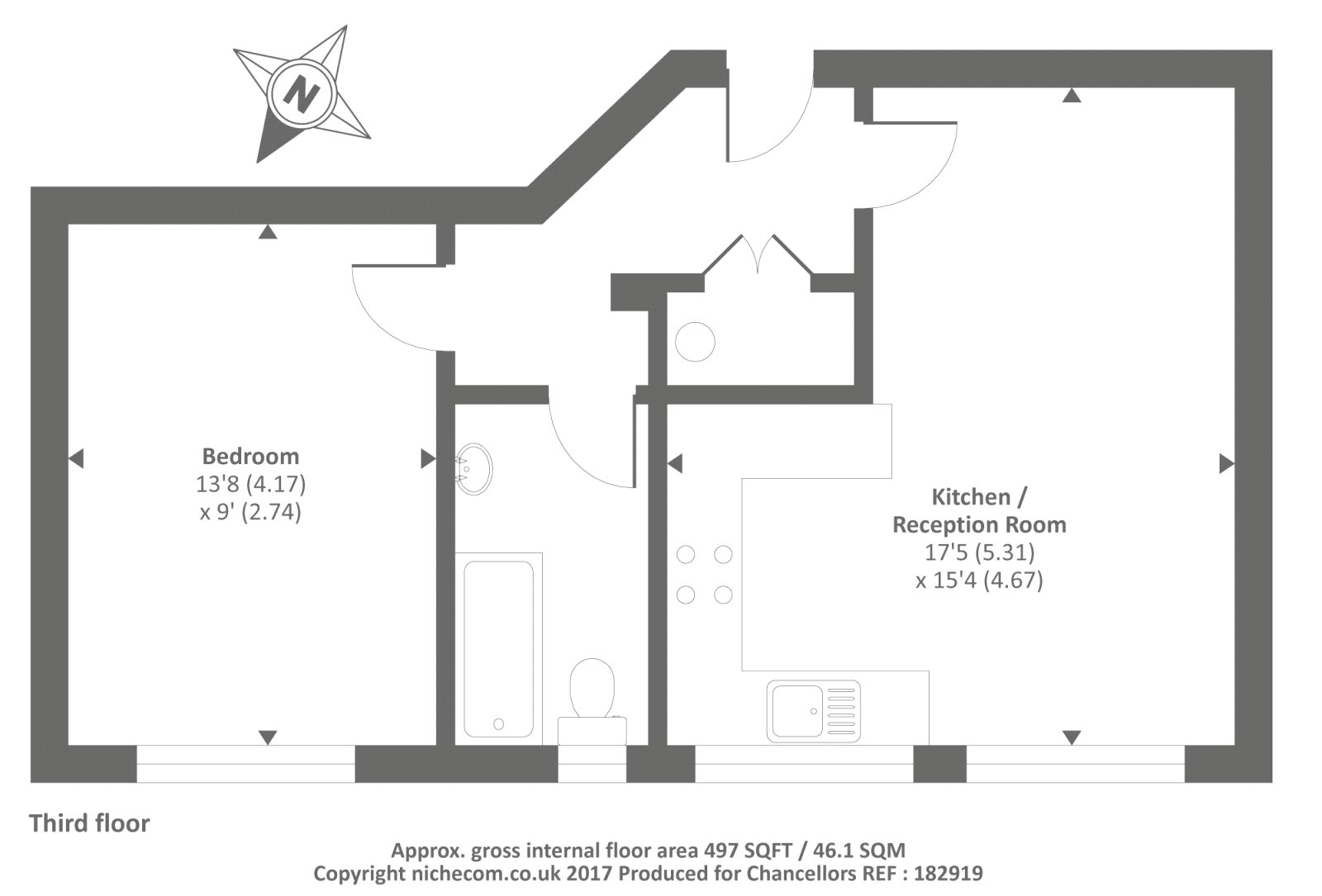 Flat 11 Pembroke Court, 28, Cambridge Street, Aylesbury floorplan