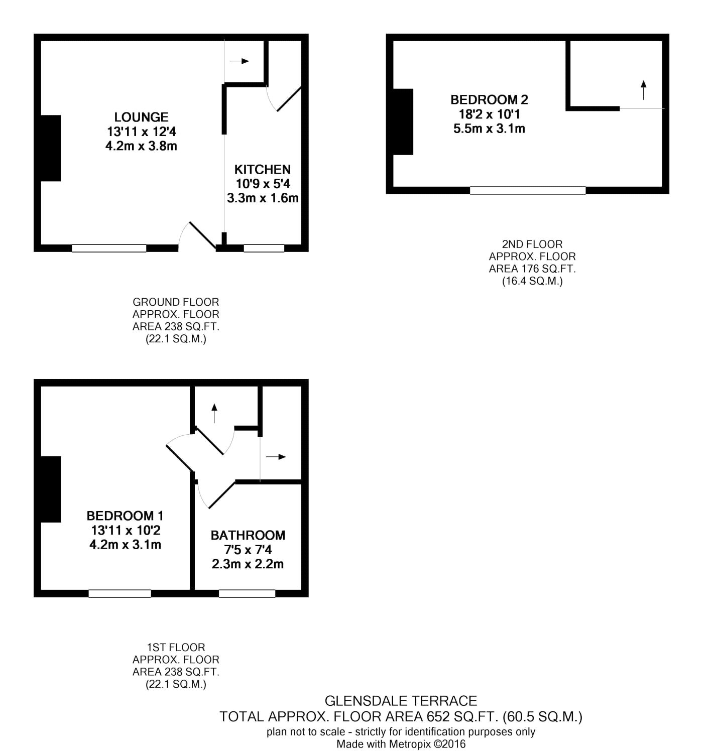 2 Bedrooms Terraced house for sale in Glensdale Terrace, Leeds, West Yorkshire LS9