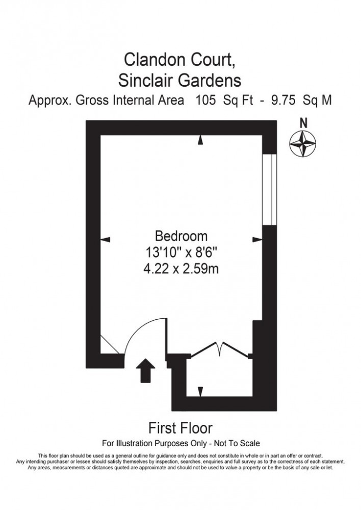 0 Bedrooms Studio to rent in Sinclair Gardens, Shepherd Bush W14