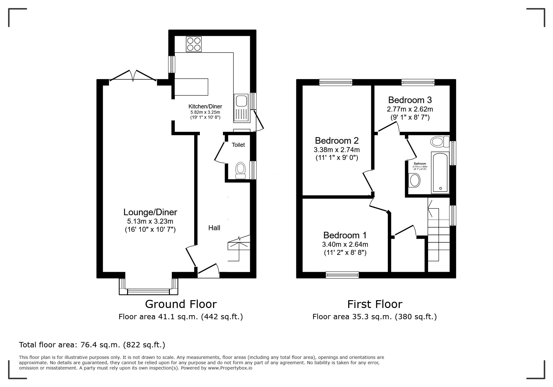 11, Ravensworth Terrace, Jarrow floorplan