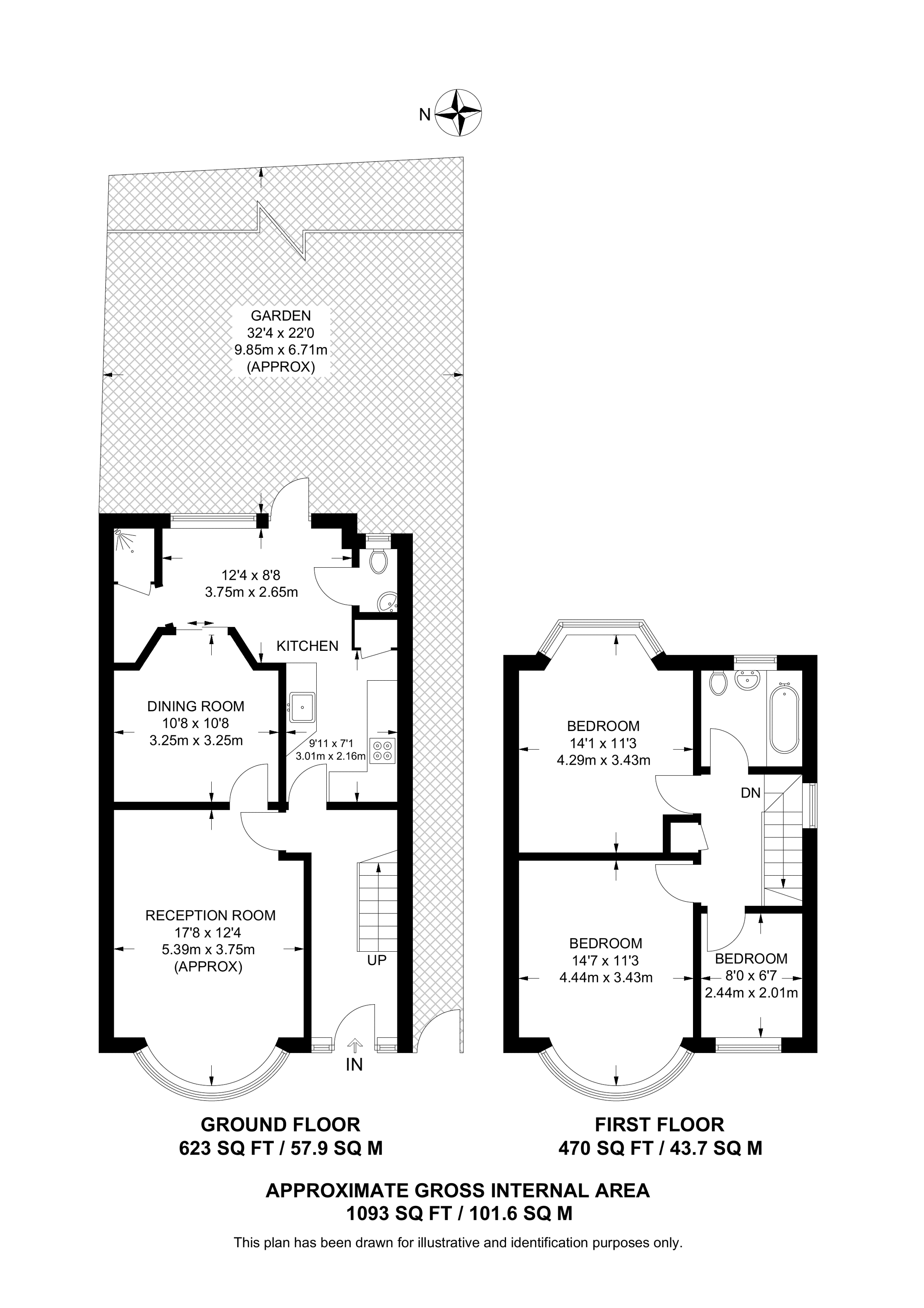Derwent Avenue, London, N18, Edmonton floorplan