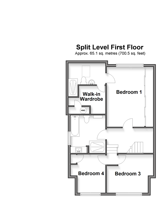 Langley Close, Epsom floorplan