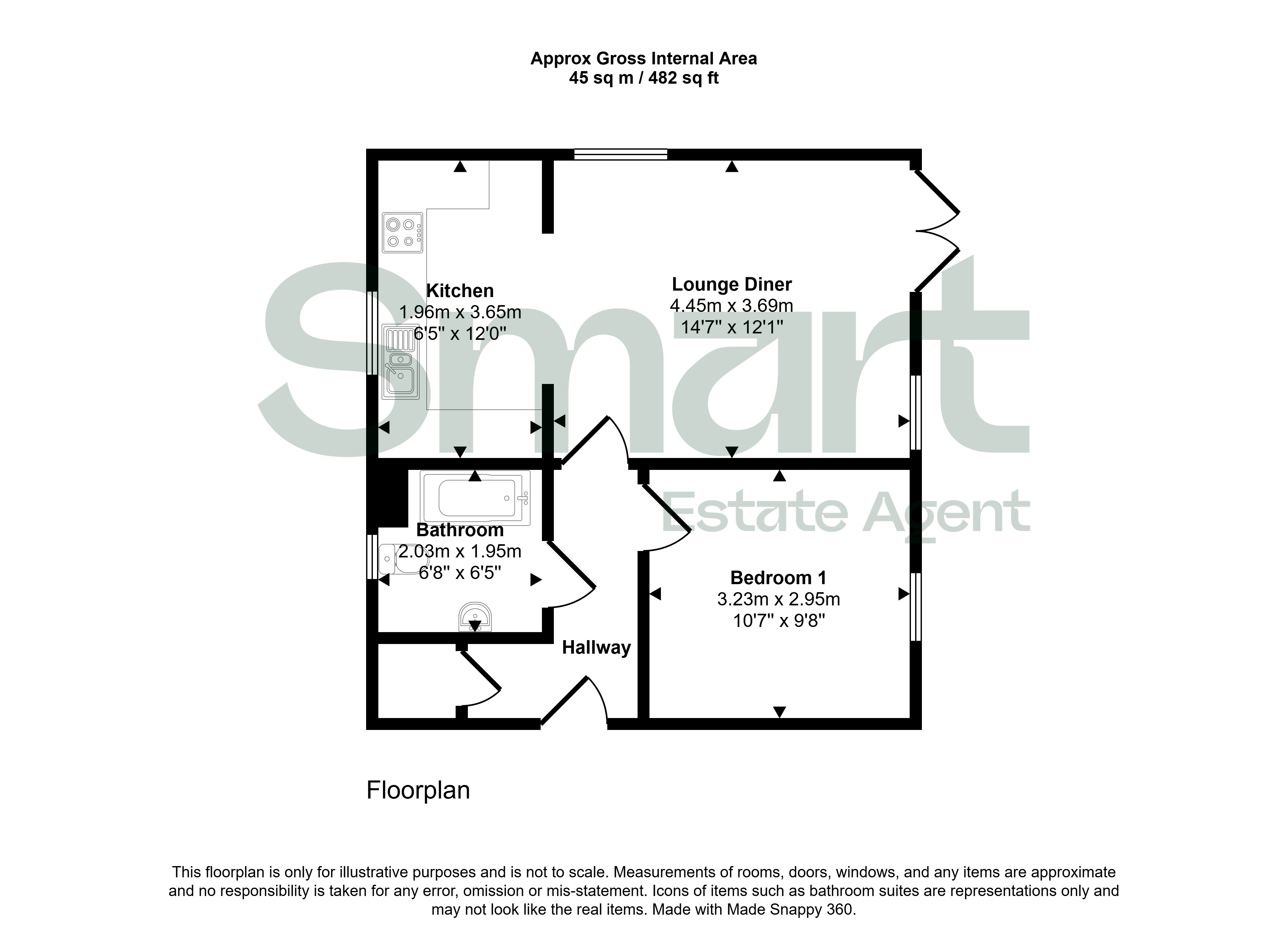130, Younghayes Road, Exeter floorplan