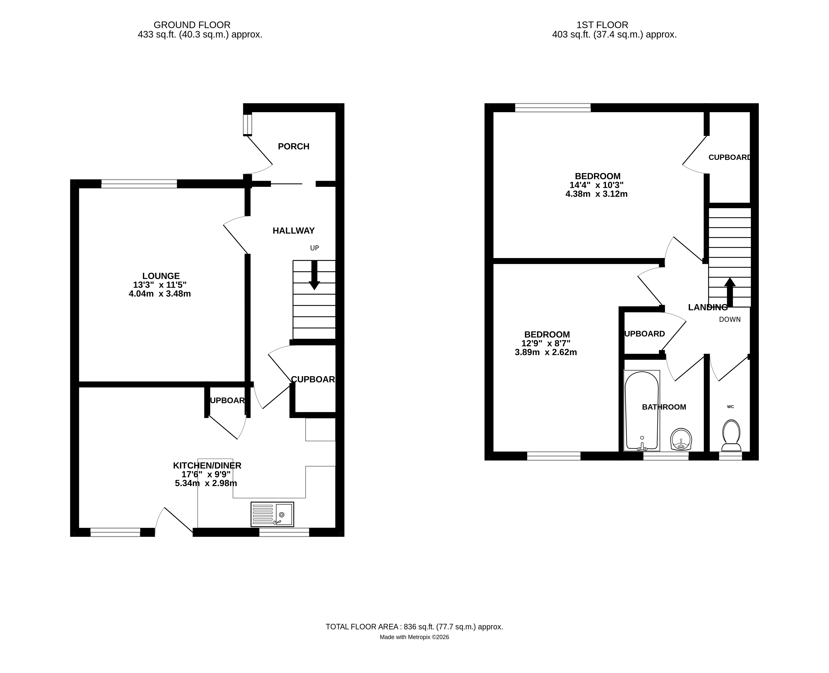 20 Willow Green, Saltash Cornwall, Cornwall floorplan