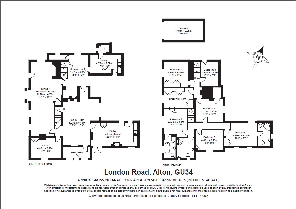 5 Bedrooms Detached house to rent in London Road, Holybourne, Alton GU34