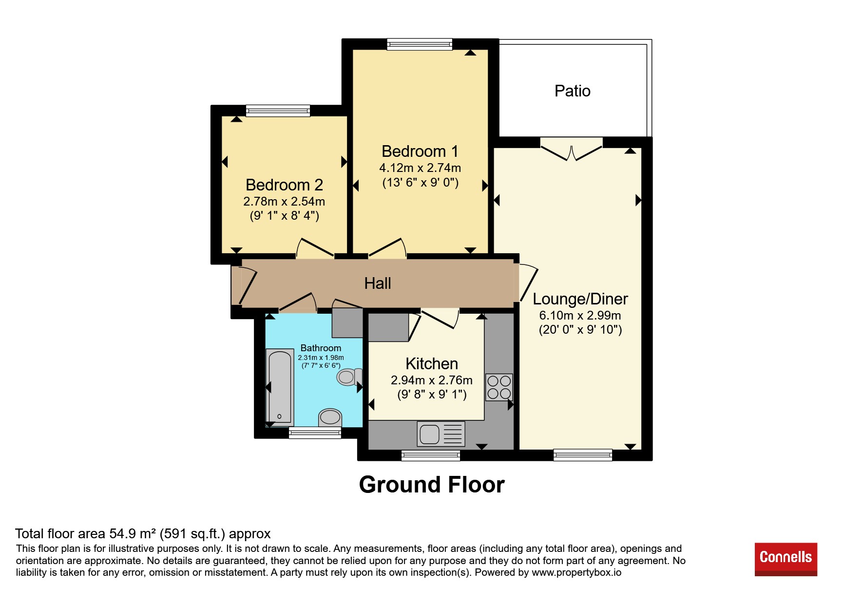 90, Basingfield Close, Basingstoke floorplan
