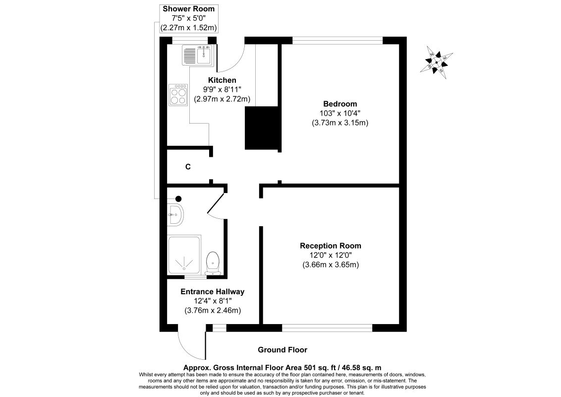 204, Broadway, Manchester floorplan