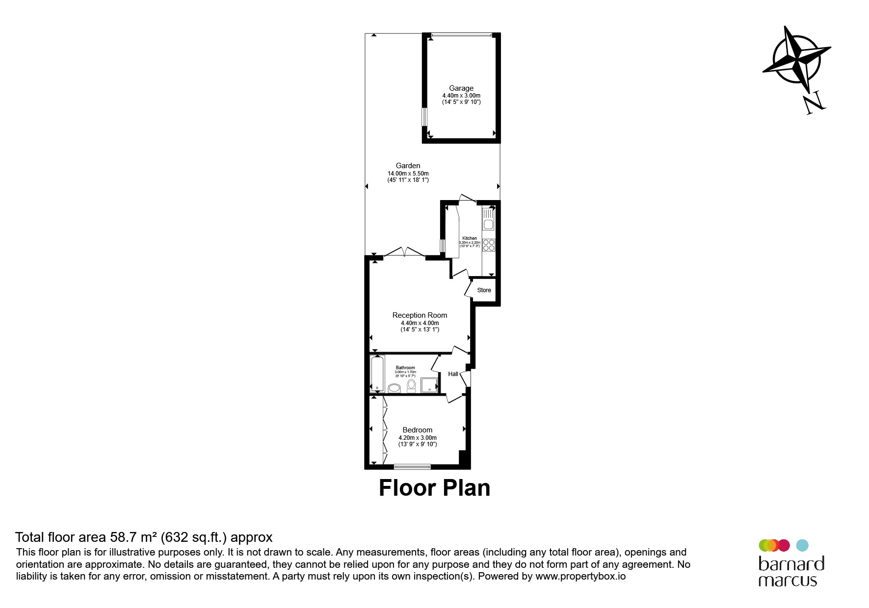 3b, The Parade, Epsom floorplan