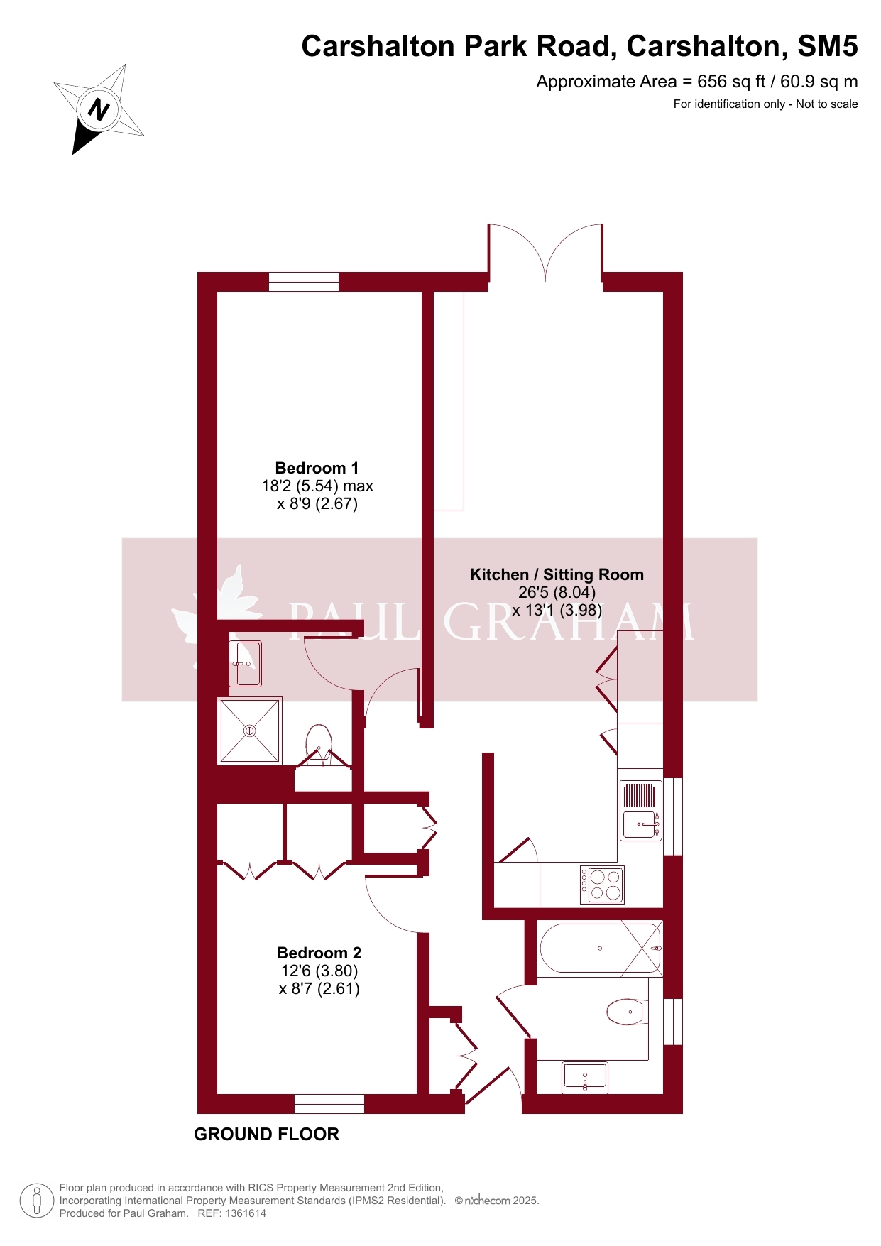 1 Nicole Lodge, Carshalton Park Road, Carshalton floorplan