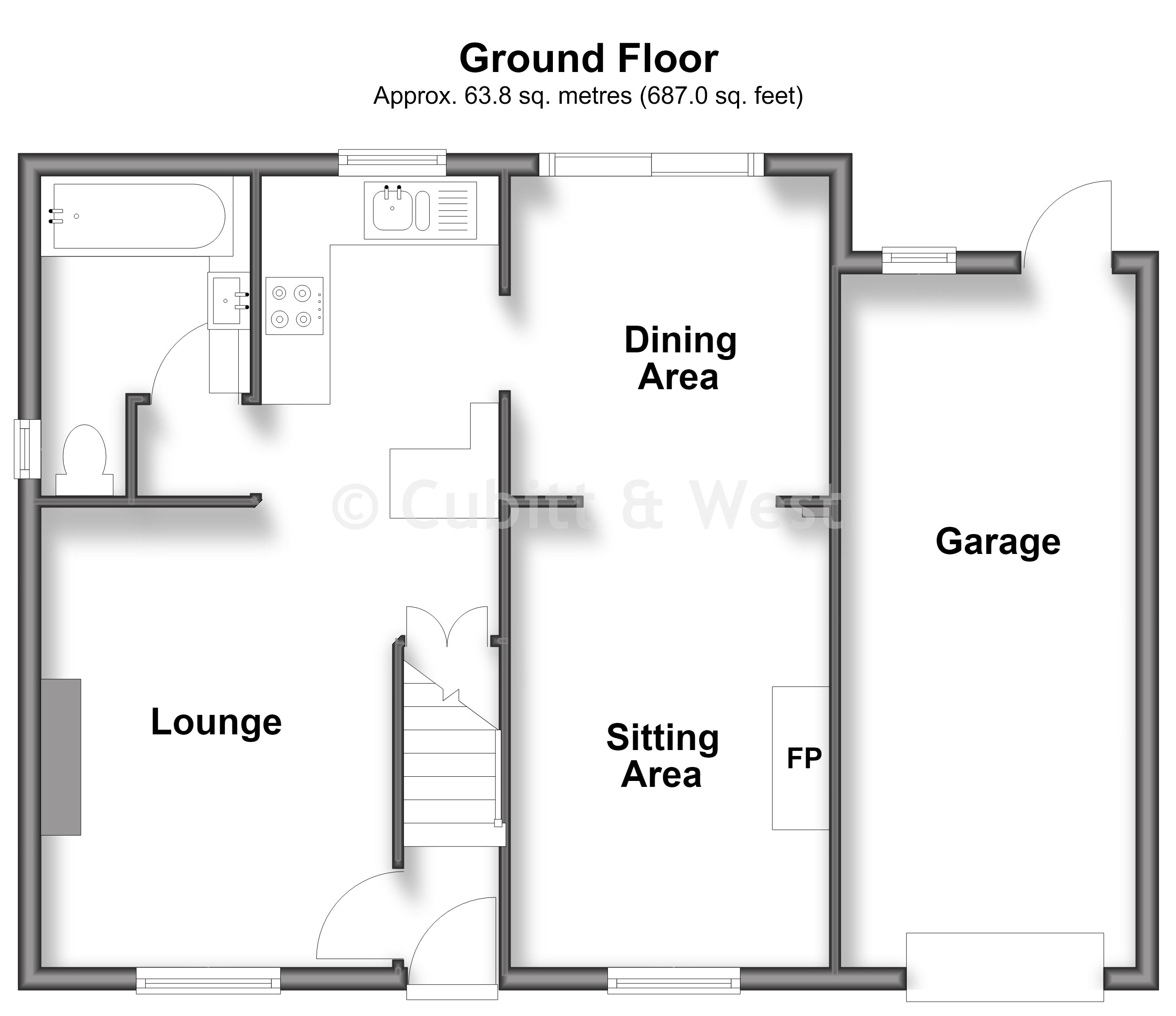 46, Francis Road, Caterham floorplan