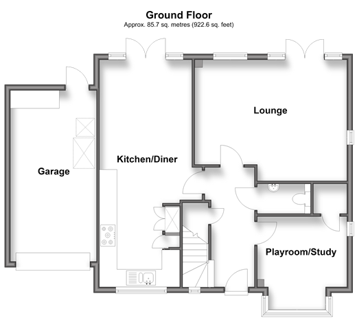 Beare Green, Dorking floorplan