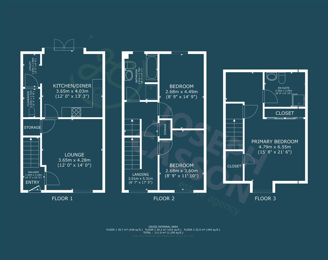 53, Campion Way, Bridgwater floorplan