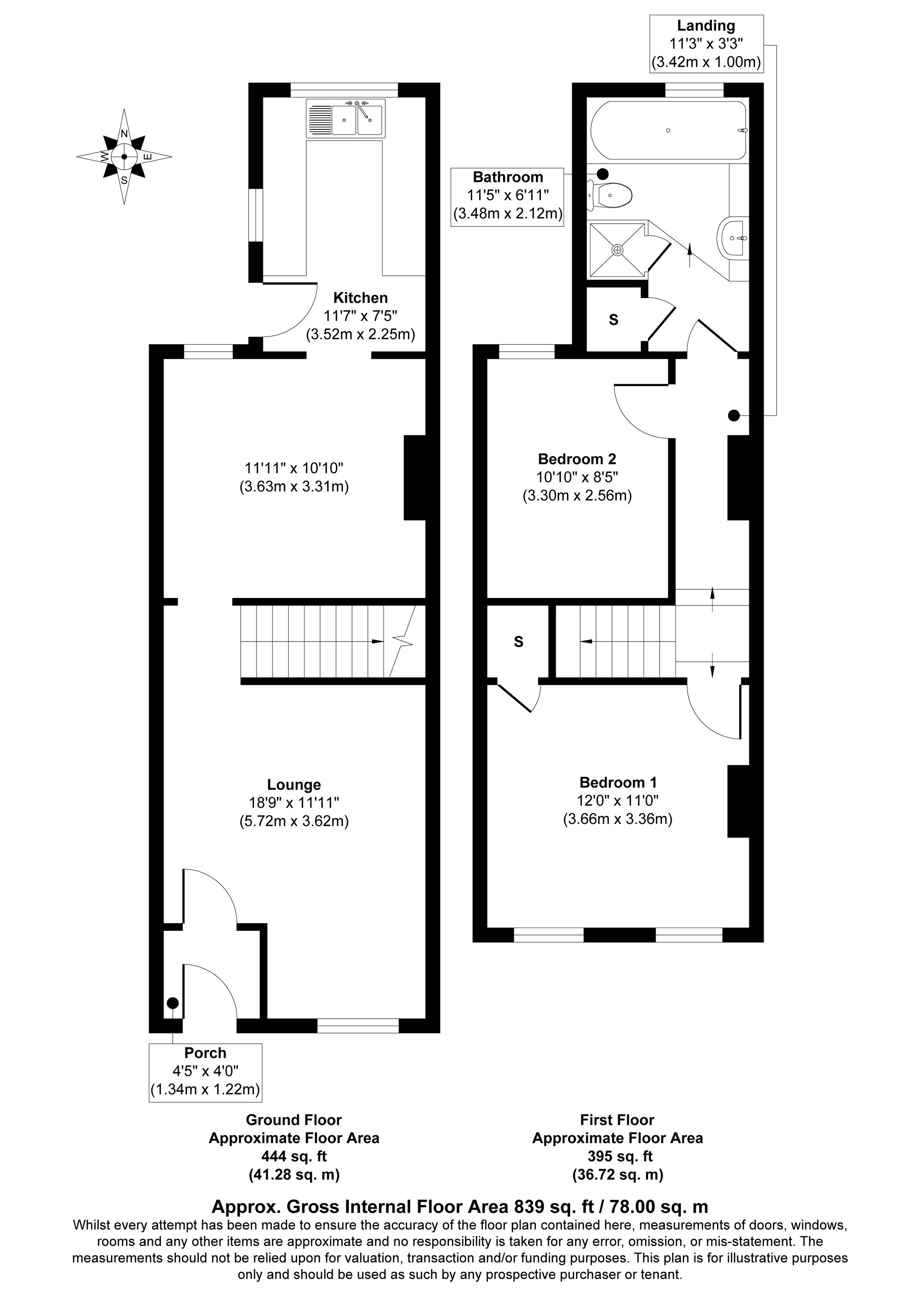 4 Ayers Cottages Clement Street, Swanley floorplan