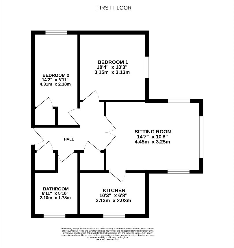 27, Wilkes Court, Ipswich floorplan