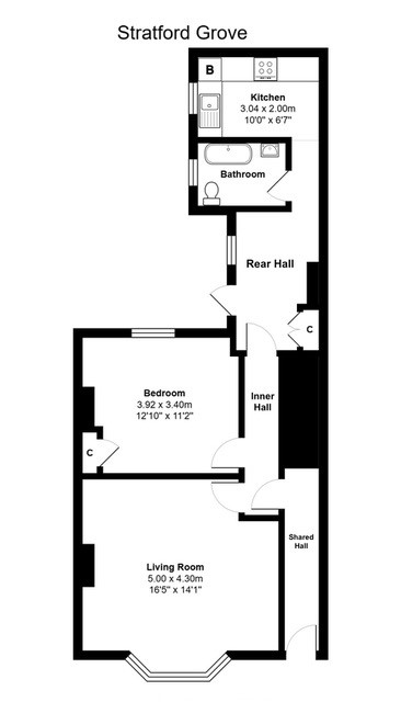 Stratford Grove, Newcastle upon Tyne floorplan
