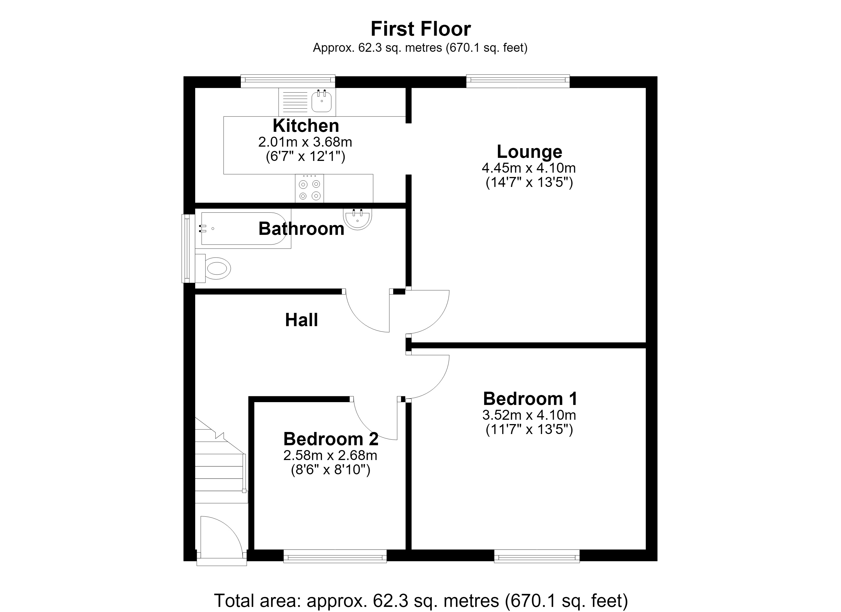 39, Tadburn Green, Chatham floorplan