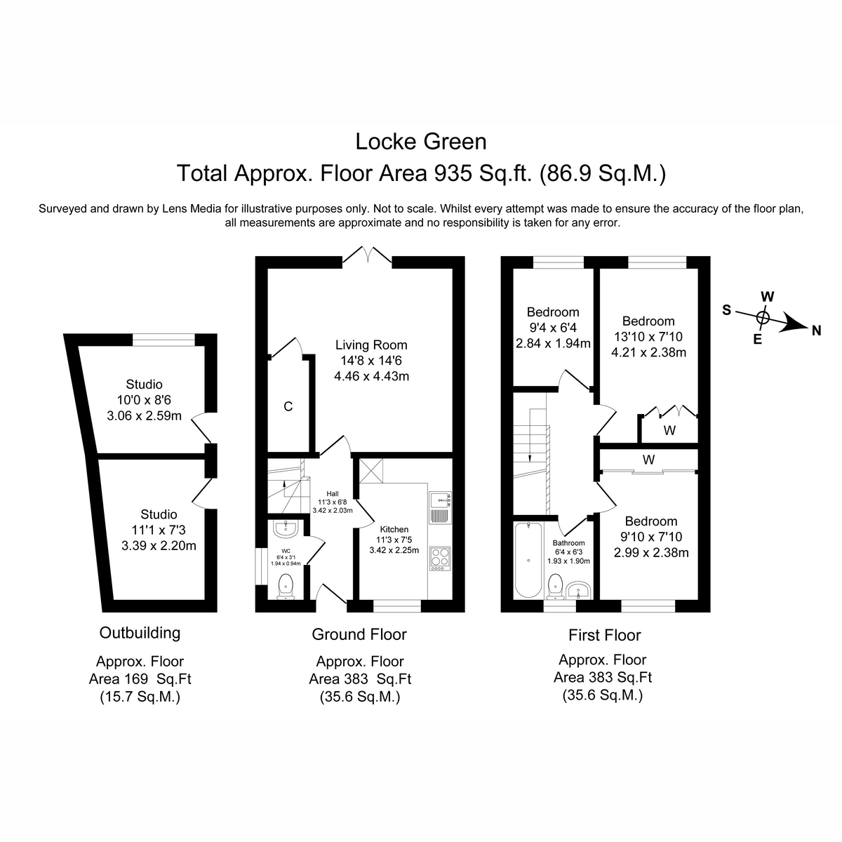 3, Locke Green, Northwich floorplan