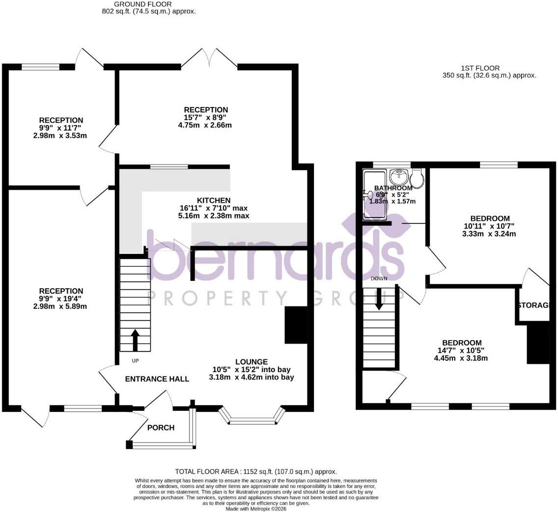 9, Sherfield Avenue, Havant floorplan