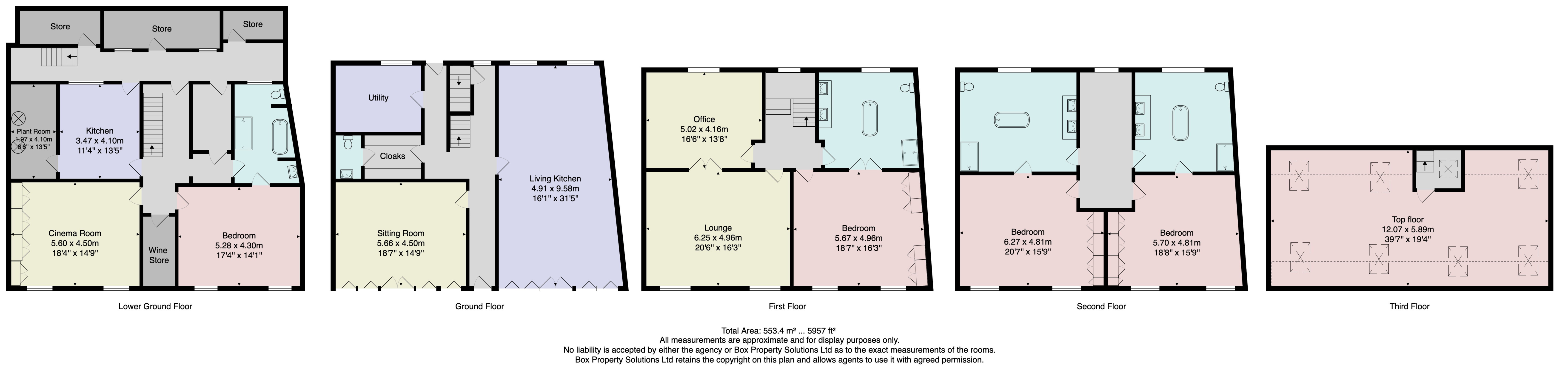14, Regent Parade, Harrogate floorplan