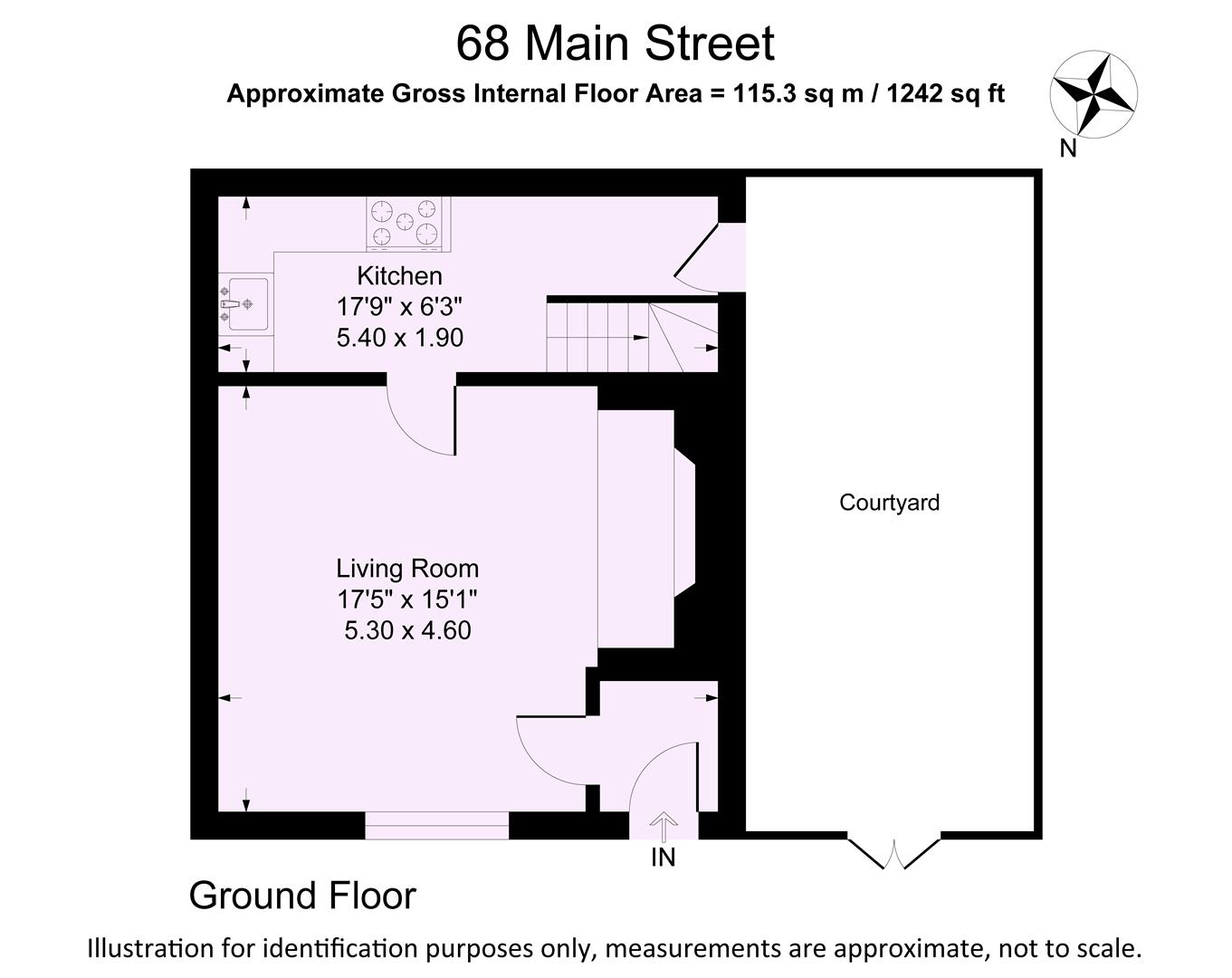 68, Main Street, York floorplan