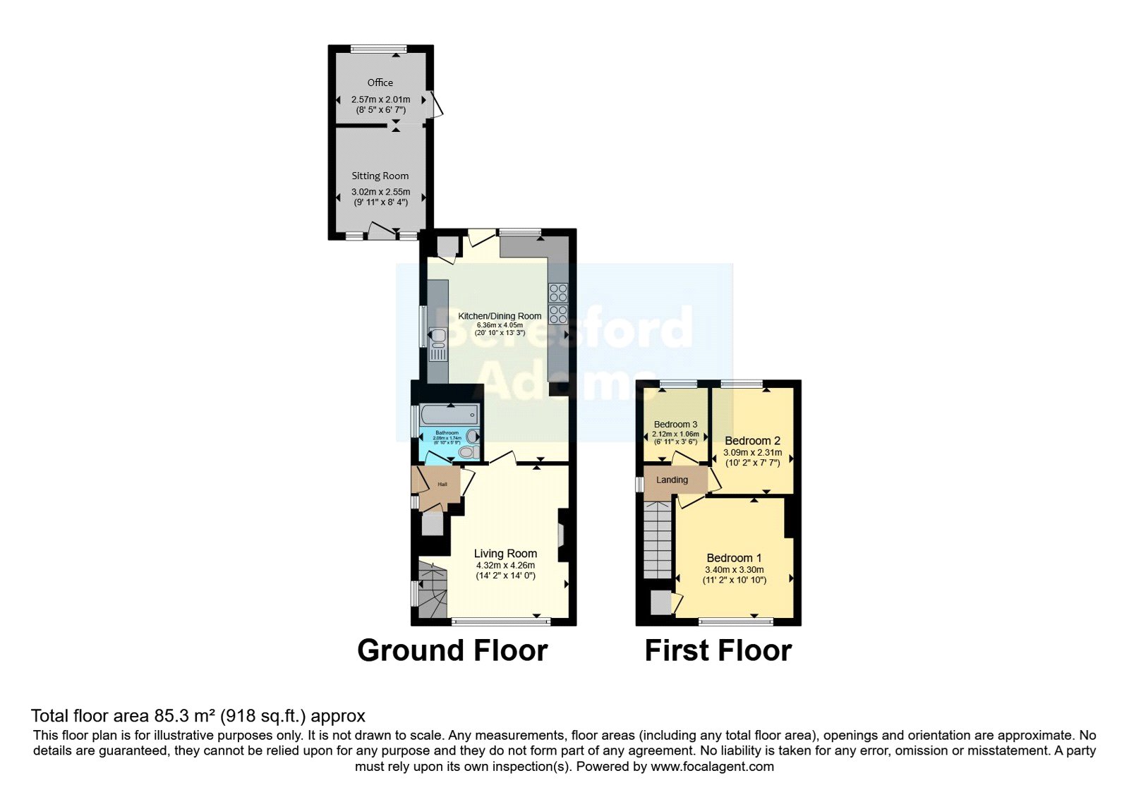 8, Bryn Hyfryd, Gwynedd floorplan