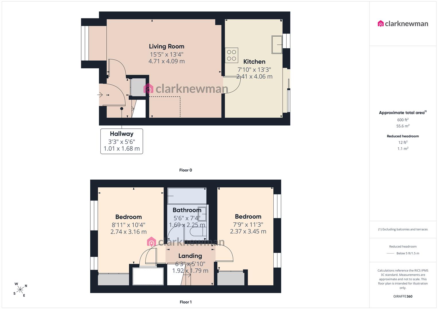 106, Hadley Grange, Harlow floorplan