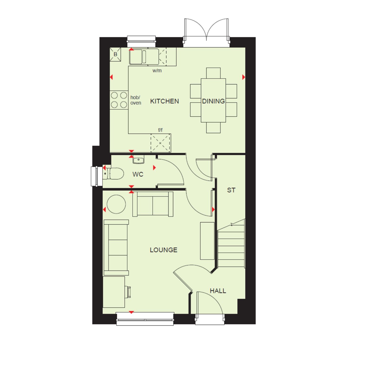H9387259, Stourhead Drive, Towcester floorplan