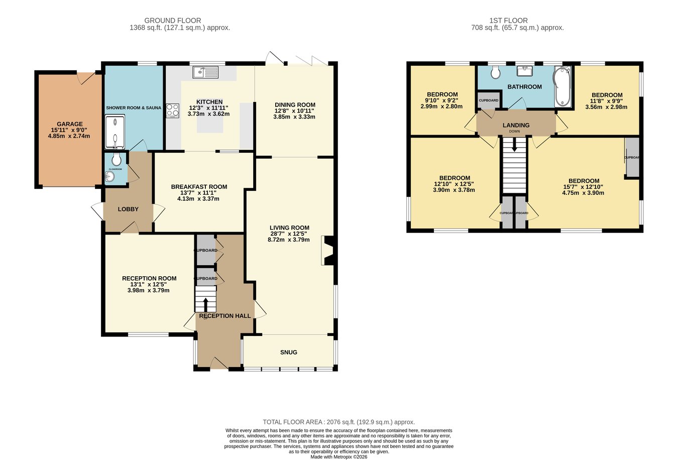 180, Cooden Drive, Bexhill-on-Sea floorplan