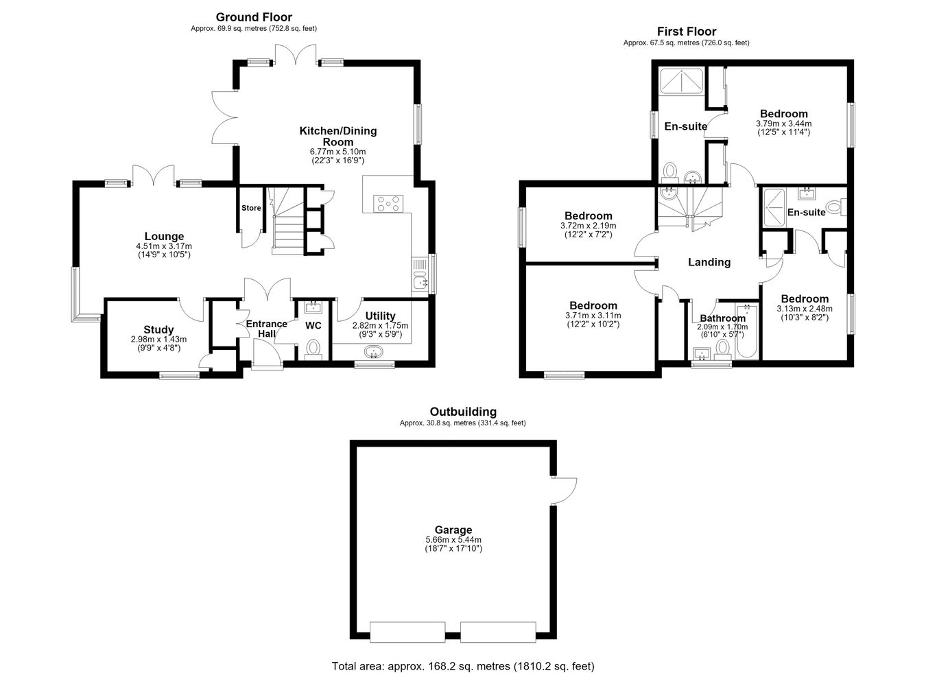 8, Oldfield Place, Alkham floorplan