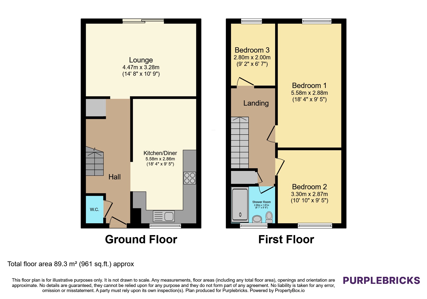 168, Rosemary Road, Sheffield floorplan