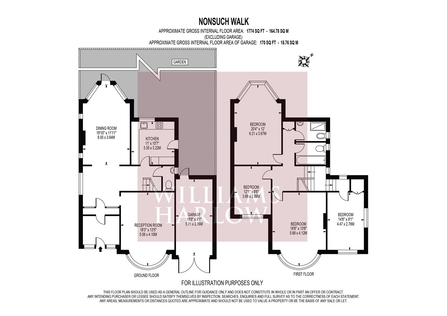 Nonsuch Walk, Sutton floorplan