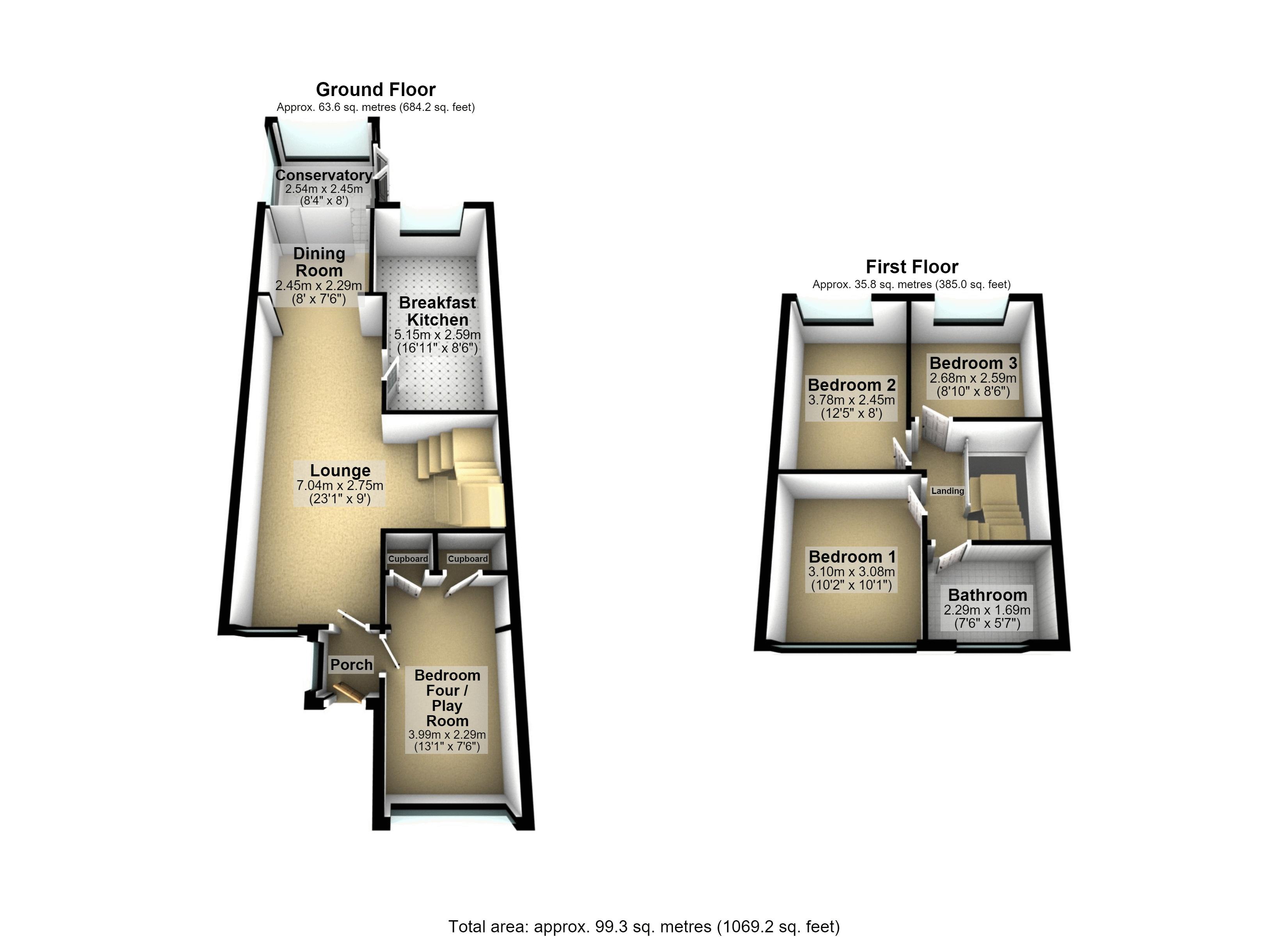 1, Blenheim Close, Heywood floorplan