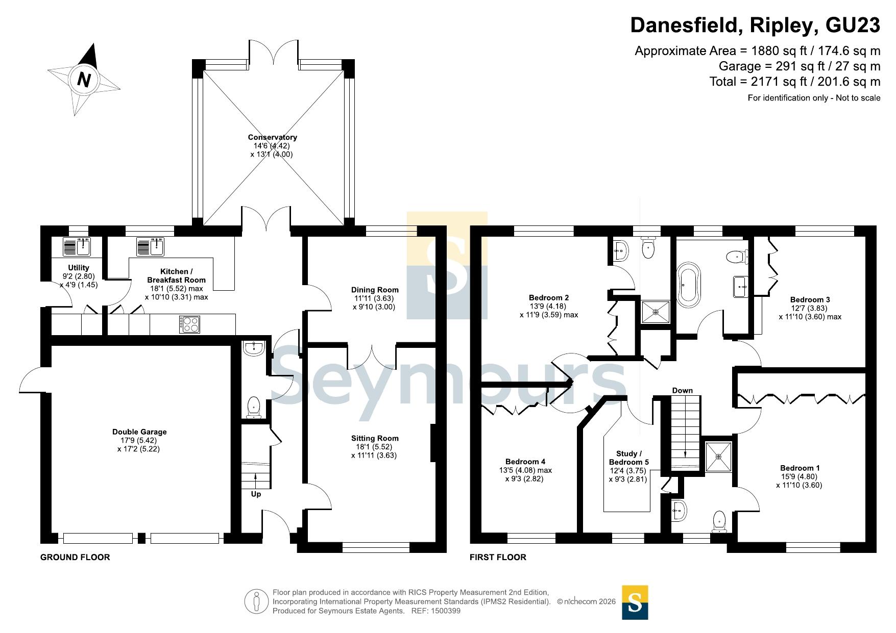 33, Danesfield, Ripley floorplan