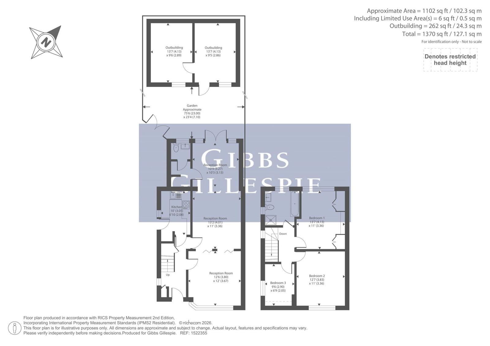 52, Brook Drive, Harrow floorplan