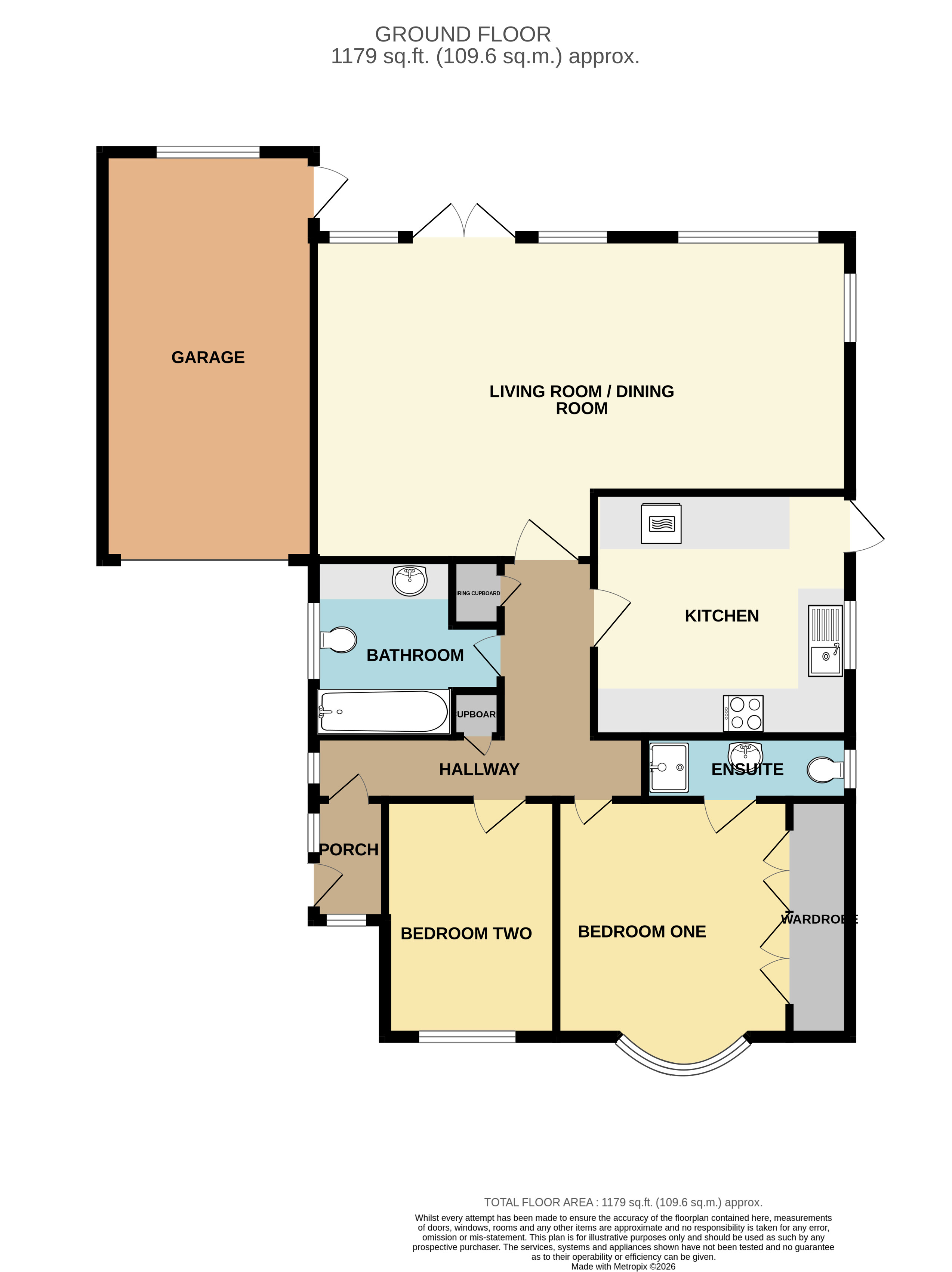 16, Knollcroft, Shoeburyness floorplan
