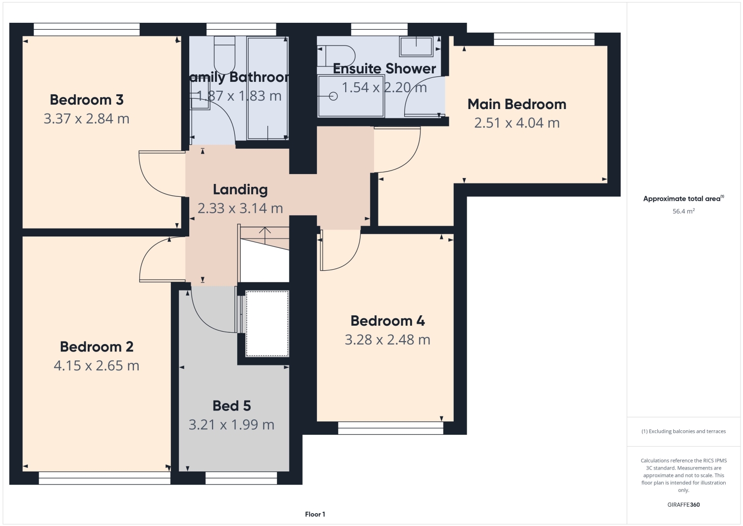 41 B, Mercer Crescent, Rossendale floorplan