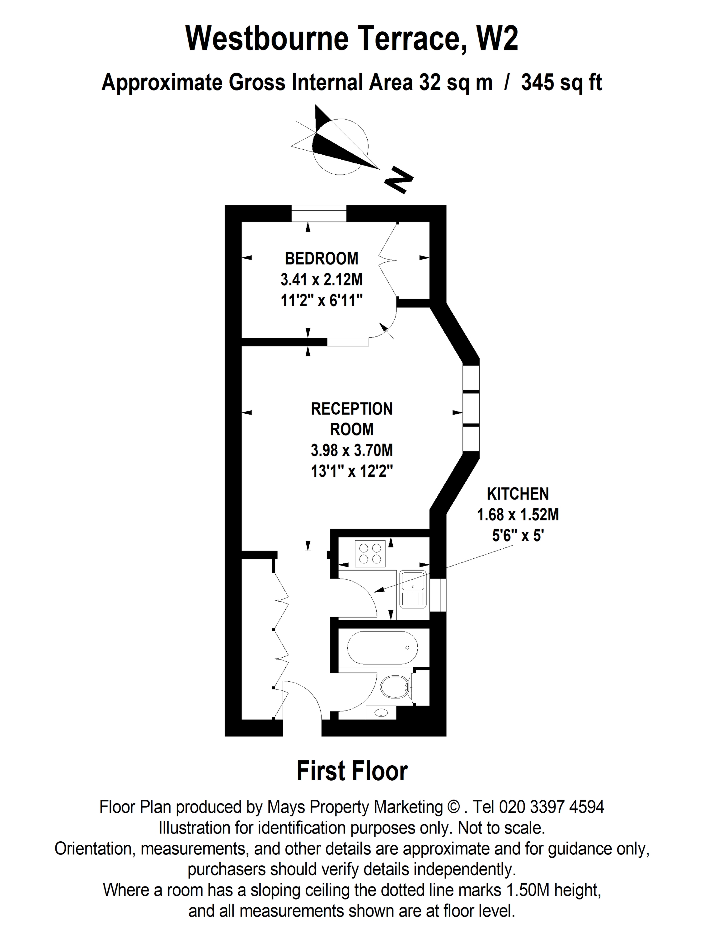 6 64, Westbourne Terrace, London floorplan