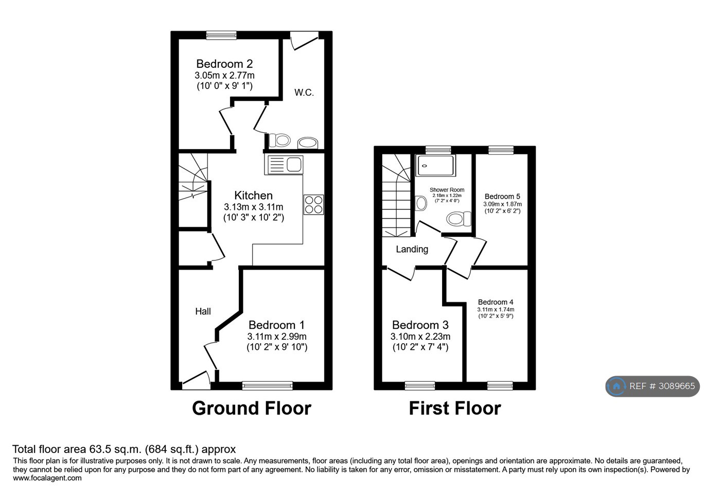 Fairhaven Street Leckhampton, Cheltenham floorplan