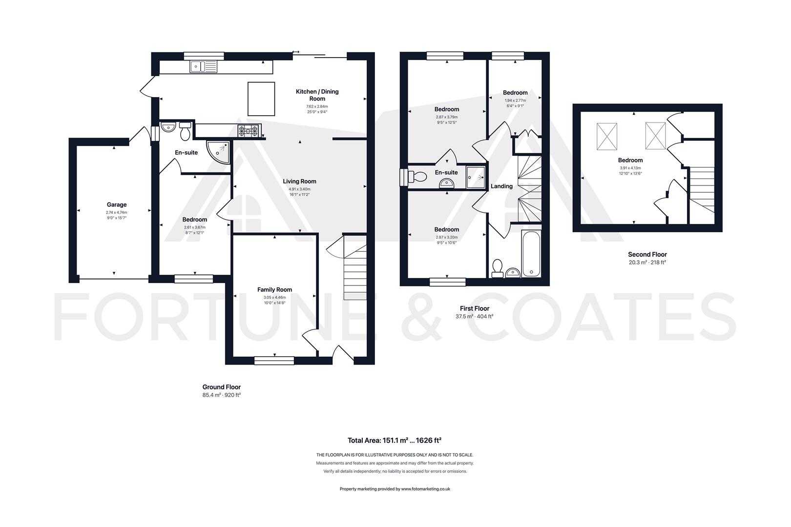 73, Victoria Gate, Harlow floorplan