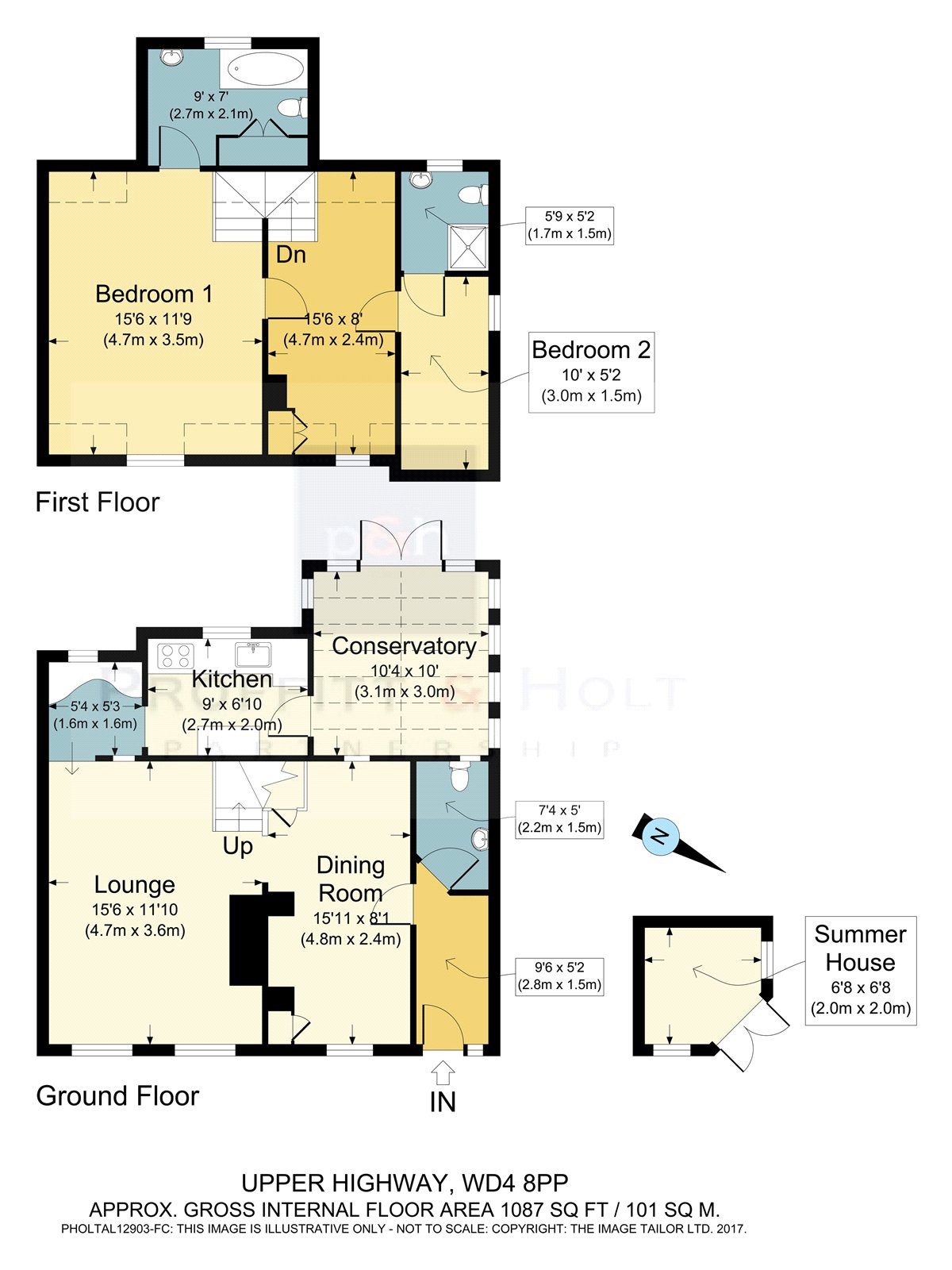 2 Bedrooms Semi-detached house to rent in Upper Highway, Kings Langley WD4