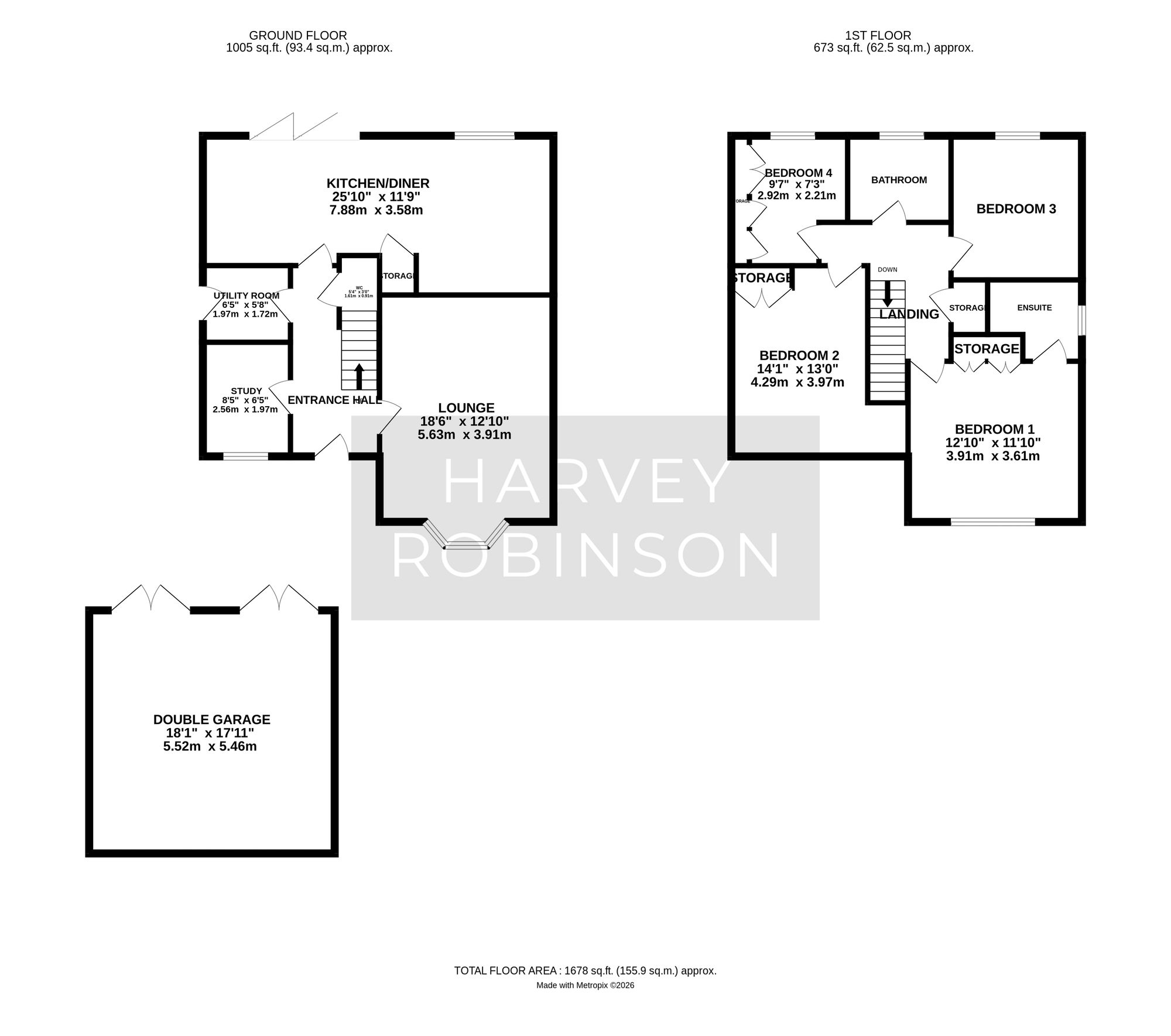 12 Wrights Way, Huntingdon floorplan