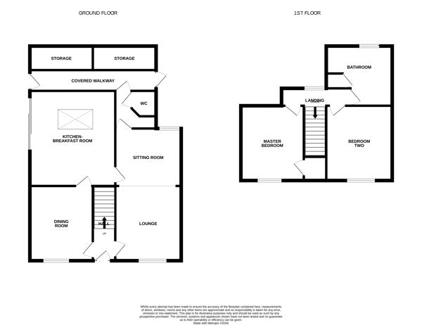 2 Wadham Park Cottages, Church Road, Hockley floorplan