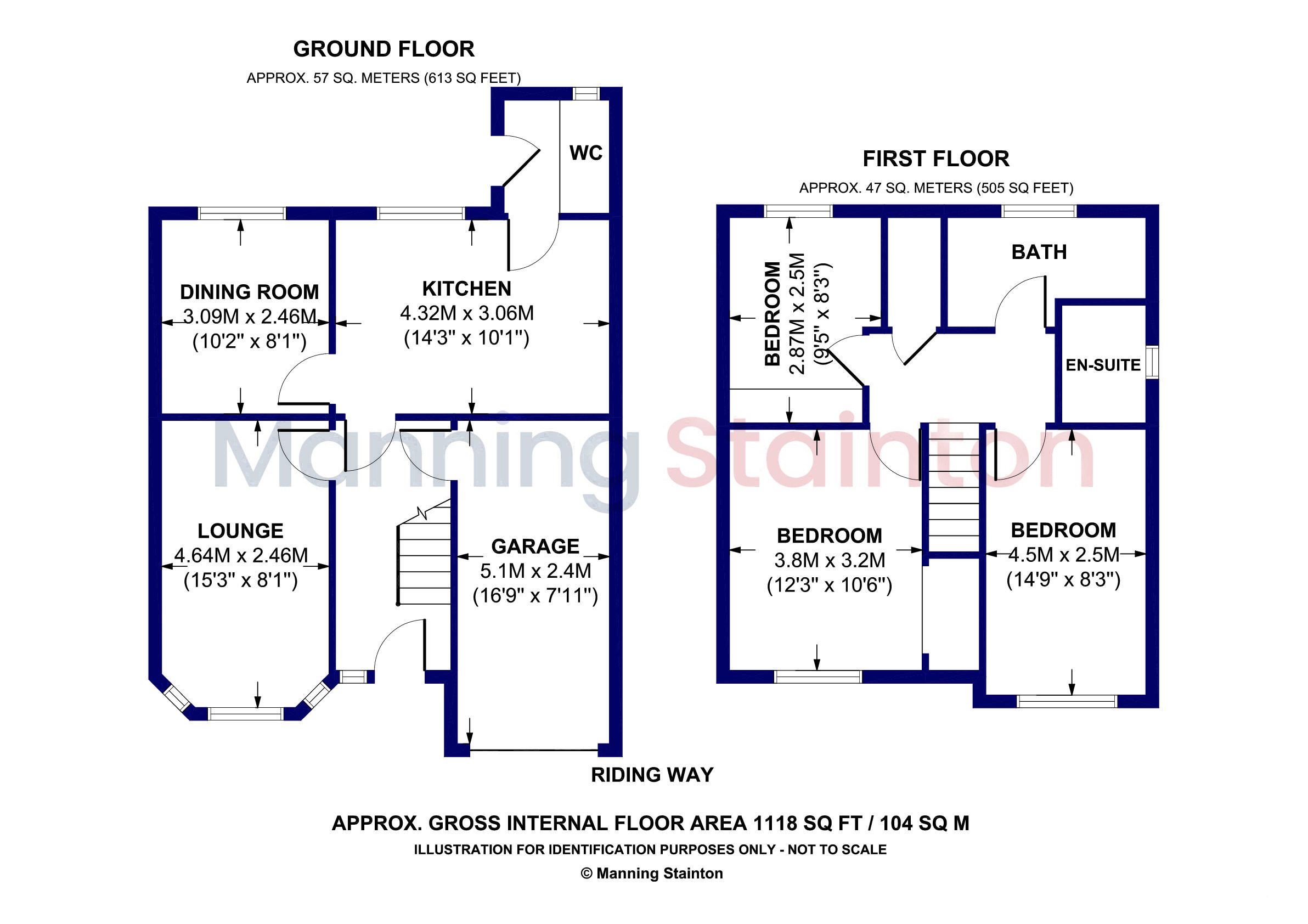 12, Ridings Way, Wakefield floorplan
